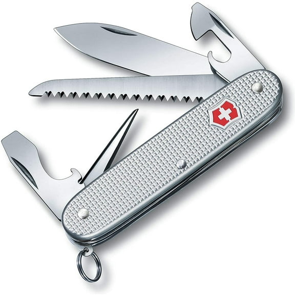 Victorinox Swiss Army Farmer Alox Pocket Knife Multitools 9 Pieces