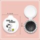 thumbnail image 1 of Espejo plegable de dibujos animados de peluche Kawaii Snoopy Charlie Brown Woodstock con peine de airbag, juguete de peluche de anime para niña, regalo de cumpleaños, 1 of 5