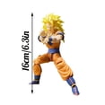 thumbnail image 3 of Dragon Ball Toys - 8 Inch Super Saiyan Goku Action Figure PVC Model Collectible Toys, Unique Birthday Christmas Gifts for Fans & Kids (Orange), 3 of 9
