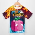 thumbnail image 3 of Kids Blox Fruit T-Shirts, Youth RubberFruit T-Shirts, Casual Crew Neck Shirts for Boys Girls, Fashion 3D Print Short Sleeve Tee, 3 of 9