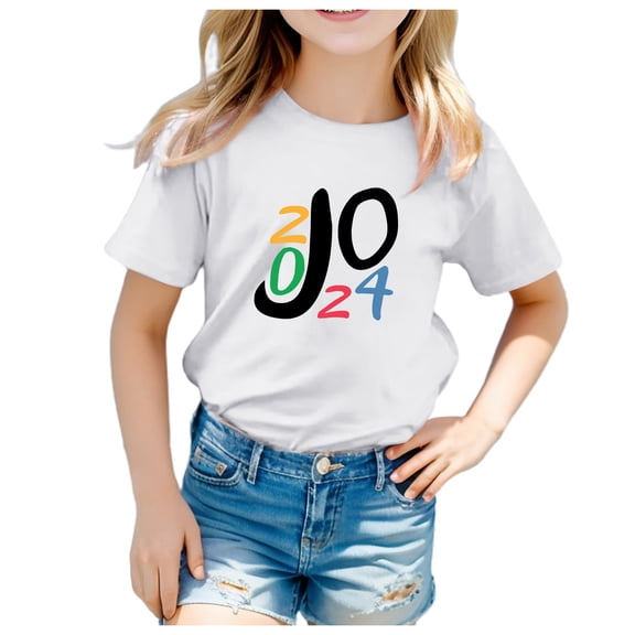 Gerichy Shirts for Boys Boys TshirtUnisex Kids Print Tee Boy Girl Funny T Shirts Short Sleeve Round Neck Top For 3 13Y