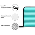 thumbnail image 6 of Oven Mitts and Pot Holders Set, Baking 4-Piece Set for Kitchen for Outdoor BBQ Mitts Heat Resistant Cooking, Blue Lines Pattern, 6 of 8
