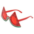 thumbnail image 3 of 1 Pce Lunettes en Forme de Melon D\'eau Accessoires de Fête Lunettes de Vacances (Rouge), 3 of 9