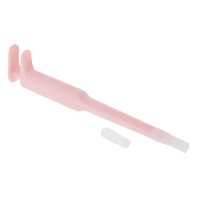 Dispensador de pastillas para mascotas Unique Bargains Cat Pill Shooter con dos puntas de silicona, alimentador de medicamentos para perros y animales pequeños, color rosa