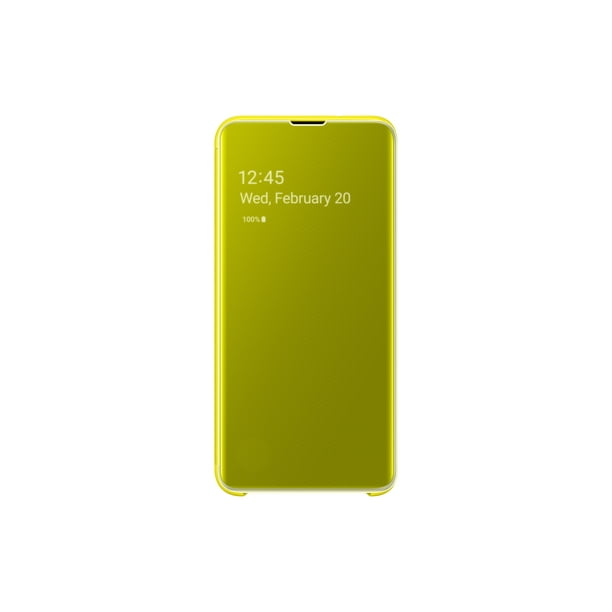 Funda Samsung original clear view cover para Samsung galaxy S10e Amarillo Samsung clear view cover