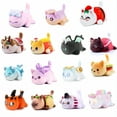 thumbnail image 4 of STEZYO Cute Anime Cartoon Cat Stuffed Animal Figure Toy Plush Pillow Gift for Kids and Festival Gift 9.84 inch(Cola), 4 of 4