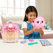 ScruffaLuvs Pet Scruffs Pink, Mystery Plush 7.5 Toy, Wash to Reveal 1 of 3 Rescue Pets: Puppy, Bunny, or Kitty, Includes Deluxe Pet Carrier, Ages 2+