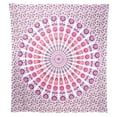 thumbnail image 2 of Pink Indian Wall Hanging Tapestry Boho Tapestries Mandala Wall Hanging Decor Bohemian Hippie Queen Bedspread Throw Beach Throw Blanket Online, 2 of 3