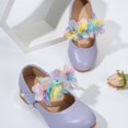 thumbnail image 5 of Liyamei Girls Sandals For Parties Weddings And School Events Low Heel Design For Ages 7 15 For Dresses And Dance Outfits Hand Washable Spring And Summer Girls Dress Sandals Size Purple US:11, 5 of 5