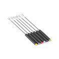 thumbnail image 2 of Starfrit Fondue Forks Set, 6 Stainless Steel Forks with Color-Coded Plastic Handles, 8.8 Inch Long, Dishwasher Safe, Durable, Easy Grip, Perfect for Fondue Parties and Entertaining, 2 of 3