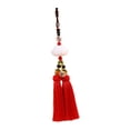 thumbnail image 6 of JISADER 2xCar Mirror Charm Pendant Feng Shui Decor Mirror Pendant Red, 6 of 9