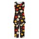 thumbnail image 5 of Conjunto de Ropa de Estar de Mujer Cuello Redondo Impresión Blusa sin Mangas Pantalones Cortos, Pantalones de Cintura Elástica para las Mujeres, 5 of 7