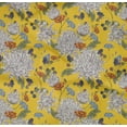 thumbnail image 4 of oneOone Cotton Poplin Twill Yellow Fabric Leaves & Flower Diy Clothing Quilting Fabric Print Fabric By Yard 56 Inch Wide, 4 of 4