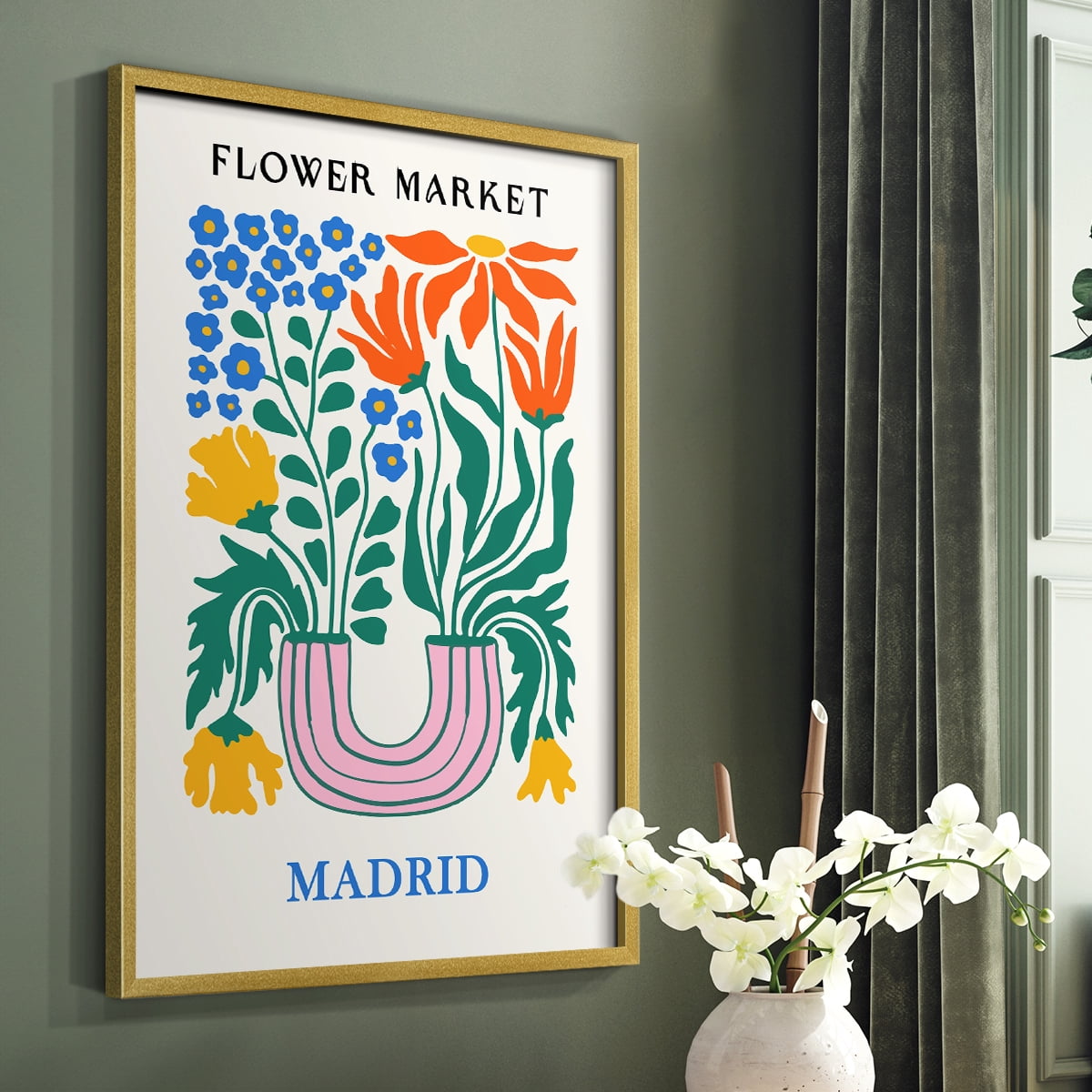 Matisse X Framed Print - Solid Wood