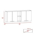 thumbnail image 6 of Portofino Double Door Wall Cabinet - Black, 6 of 7