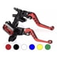 thumbnail image 3 of Manijas Ajustables Universales Para Moto Clutch Y Freno Rojo, 3 of 6