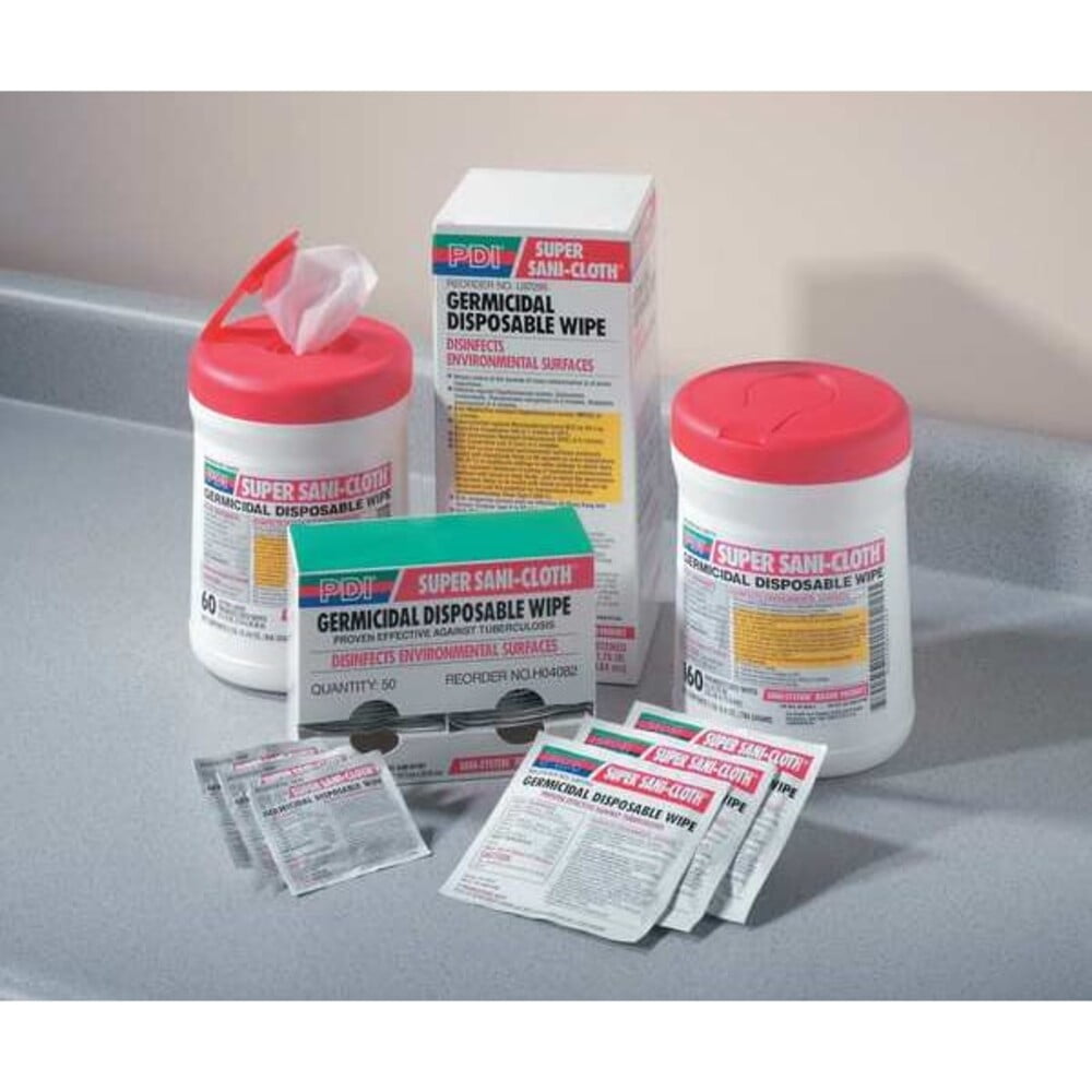 Disinfecting Wipes, 11-1/2 x 11-3/4", 50 Pack, 50 Wipes/ Pack PSCI077295