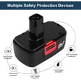 thumbnail image 3 of Ohyes Bat 19.2V 2 Ah Power Tool Battery for 19.2 Volt C3 DieHard Battery, 2 Pack, 3 of 7