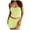 Green, variant on RMGVDSD Elegant Two Piece Set For Women Sleeveless Strapless Top With Pleated High Low Double Layer Skirt Outfit Comfortable Loose Loungewear