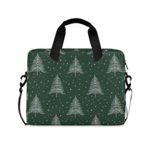 FORMRS 16" Laptop Sleeve Bag Carrying Case with Handle Travel Shoulder Briefcase, New Year Tree Pattern