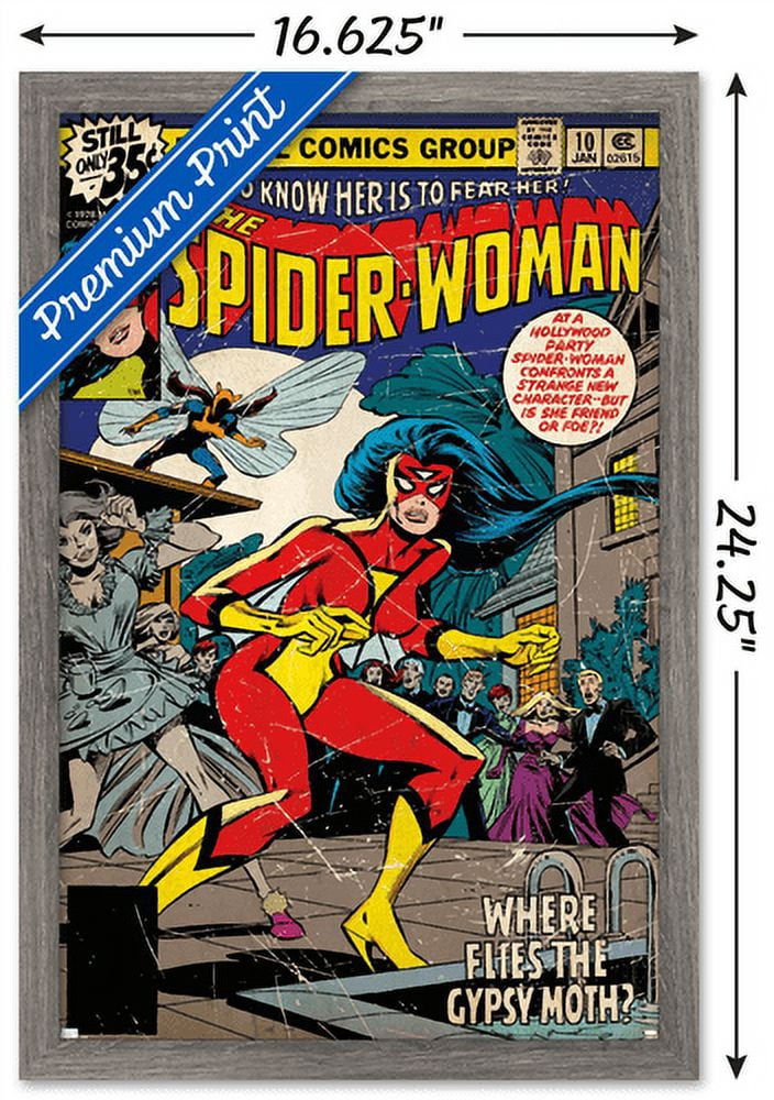 Marvel Comics - Spider-Woman - Spider-Woman #10 Wall Poster, 14.725" x 22.375", Framed