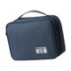 thumbnail image 2 of Estuche rígido para banco de energía, caja de almacenamiento de cables de datos, accesorios digitales protectores, estuche organizador electrónico Azul, 2 of 8