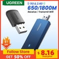 thumbnail image 2 of Adaptador WiFi UGREEN AC650 AX1800 WiFi6/5 5G y 2,4G USB WiFi tarjeta Dongle para escritorio portátil Wifi antena USB Ethernet tarjeta de red Tan Jianjun unisex, 2 of 2