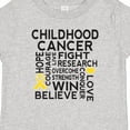 thumbnail image 4 of Inktastic Childhood Cancer Awareness Boys or Girls Baby T-Shirt, 4 of 5