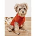 thumbnail image 2 of Zhuge Ropa para perros, suéter de invierno para cachorros, suave, grueso y cálido (naranja, XS), 2 of 4