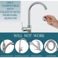 thumbnail image 3 of Brass Faucet Adapters Multiple Size Kitchen Faucet Adapter Garden Hose Connector, 6Pcs, 3 of 5