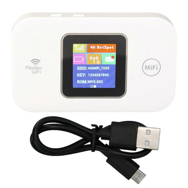 Mobile WiFi Hotspot with SIM Card Slot 150Mbps Support 10 Users 4G LTE Mobile WiFi Hotspot Portable WIFI for Travel