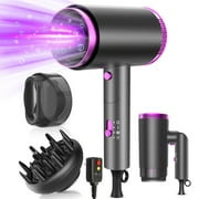 1875W Hair Dryer, Ifanze Professional Ionic Hair Blow Dryers with 3 Heat Settings, 2 Speed, Cool Settings,Fast Drying Blow Dryer for Home,Travel,Salon and Hotel