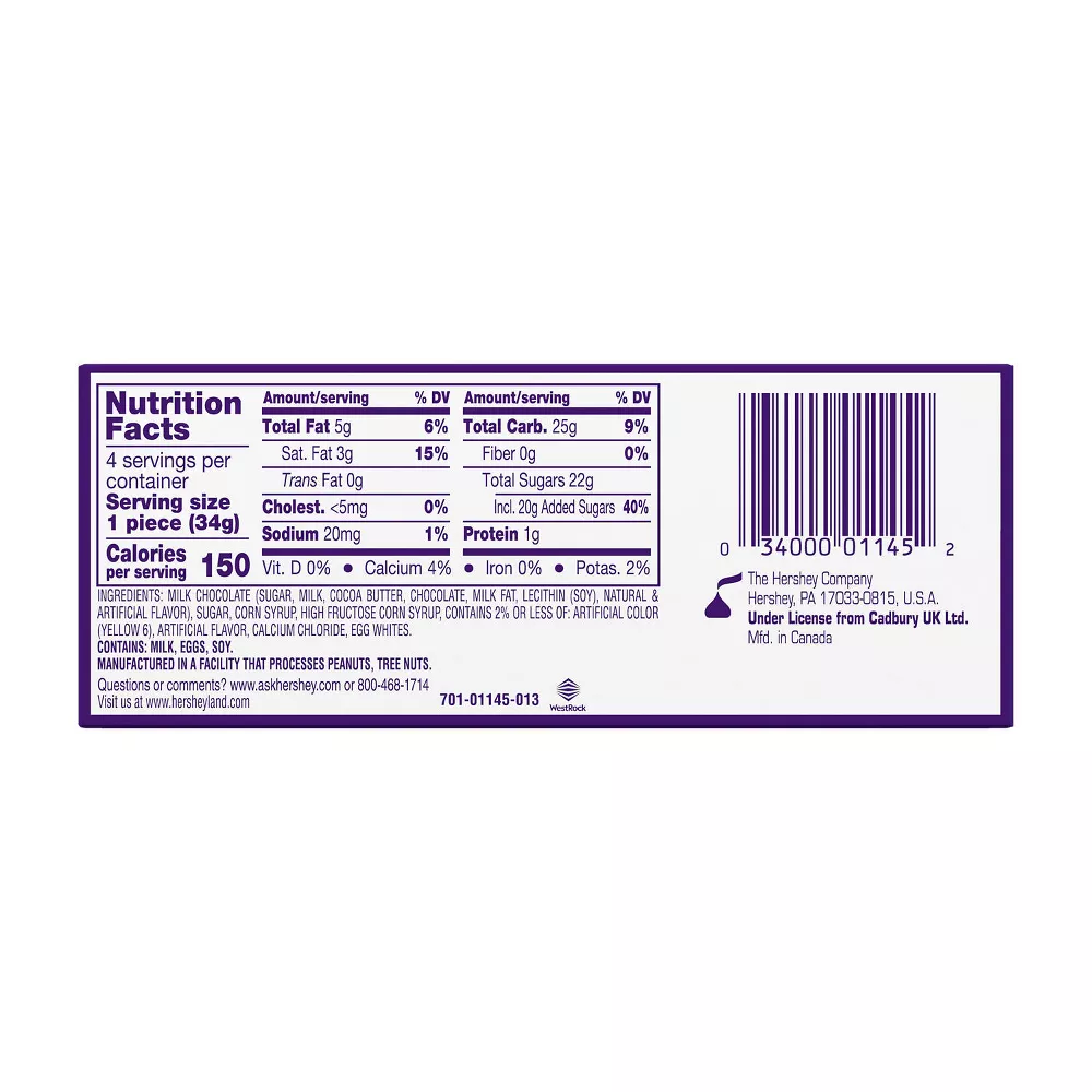 Cadbury Creme Easter Egg - 4.8oz/4ct (2 pack)