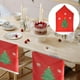thumbnail image 5 of Ganfancp Christmas Hotel Decorations Christmas Tree Chair Covers Father Christmas Chair Hat Covers Ofertas Del Día 1X Funda de Silla, 5 of 6