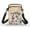 Cartoon West Highland Terriers & Floral Print, variant on With Zipper Small Crossbody Cellphone Bags for Yoga Daily Use, Polyester Adjustable Case Strap Cell Phone Purse, Palm Trees