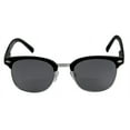 thumbnail image 1 of Classic "The Executive" Semi-Rimless Bifocal Reading Sunglasses for Men an Women - Black - 2.00, 1 of 5