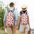 thumbnail image 4 of Balery Abstract Red Polka Dot Mochila Clásica Impresa Básica para Viaje, Mochila Escolar Resistente al Agua, Mochila de Lona con Correas Ajustables-Medium, 4 of 5