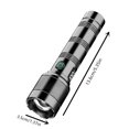 thumbnail image 3 of HLONKOutdoor Portable Flashlight with Rechargeable 18650mAh Battery  Zoom Focus  Type-C Charging  Multifunctional LED Light for Camping  Hiking  and Emergency Use Black, 3 of 7