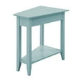 thumbnail image 2 of Convenience Concepts American Heritage Wedge End Table, Sea Foam Blue, 2 of 5