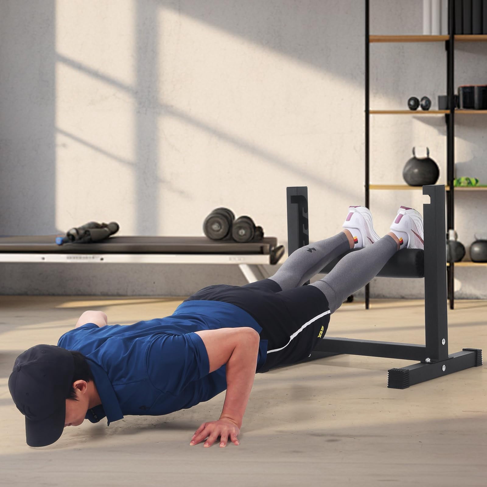 Towallmark Bulgarian Split Squat Stand – Adjustable Single Leg Squat Roller with 7 Height Settings and Comfortable Padding for Strength and Bodyweight Training