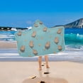 thumbnail image 2 of Yayeee Kids Hooded Towel with Hand Pockets Beach Soft Absorbent Bath Wrap 50 x 23.5 inch, Cartoon Capybaras, 2 of 5
