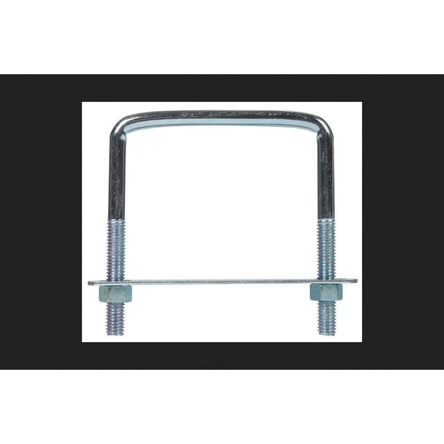 Perno en U cuadrado de acero galvanizado Bolt ACE Hampton de 3/8 pulgadas