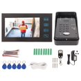 thumbnail image 2 of Videoportero, Contraseña RFID IR CUT Video Timbre De Intercomunicación Pantalla TFT De 7 Pulgadas 100 A 240V 25 Tonos De Llamada A Prueba De Lluvia Para El Hogar Para, 2 of 7
