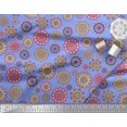 thumbnail image 2 of Soimoi Polyester Crepe Fabric Mandala Kaleidoscope Print Fabric by Yard 42 Inch Wide, 2 of 3