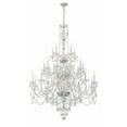thumbnail image 4 of Crystorama Traditional Crystal 25 Light Polished Chrome Chandelier - 45"W x 61"H, 4 of 8