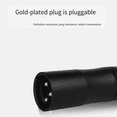 thumbnail image 2 of 1 x 3.5mm TRS female socket to male XLR Balanced Adapter-Black, 2 of 8