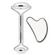 thumbnail image 1 of Herramientas faciales Sacheu Gua Sha de acero inoxidable con rodillo facial, 1 of 1