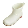 thumbnail image 4 of Botas de lluvia para mujer, Botas de lluvia a media pantorrilla, botas impermeables, calzado portátil, Botas de lluvia cómodas, zapatos de lluvia para, 4 of 7