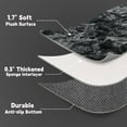 thumbnail image 3 of ZENELESS Fluffy Area Rugs for Living Room,4x6 Shag Rectangular Carpets for Bedroom Tie-dye Black Gray, 3 of 8