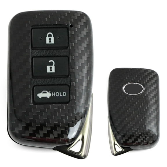 For Lexus is ES GS RC NX RX LX 200 250 350 Remote Key Genuine Carbon Fiber Made Key Fob Protective Cover